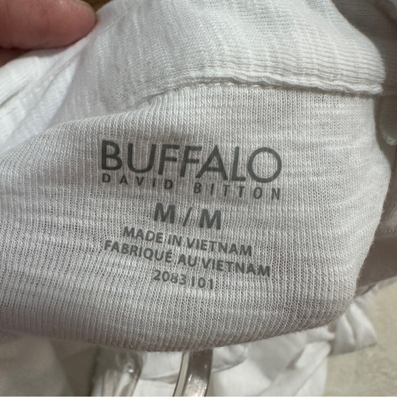 Buffalo David Bitton Crisp White Shirt (M/L) - Picture 7 of 7